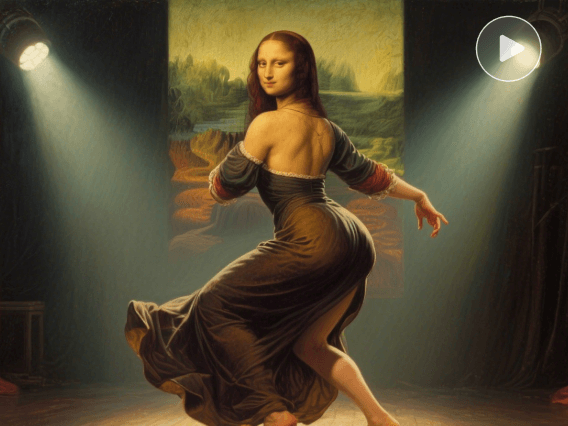 Art twerking example by AI Twerk Generator